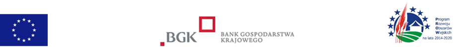 Flag of the European Union, BGK Logo and Rural Development Program