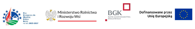 Прапор Європейського Союзу, Логотип BGK, Програми розвитку сільських територій та Міністерства сільського господарства та розвитку села