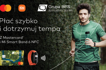 Wygodne płatności mobilne opaską Mi Smart Band 6 NFC